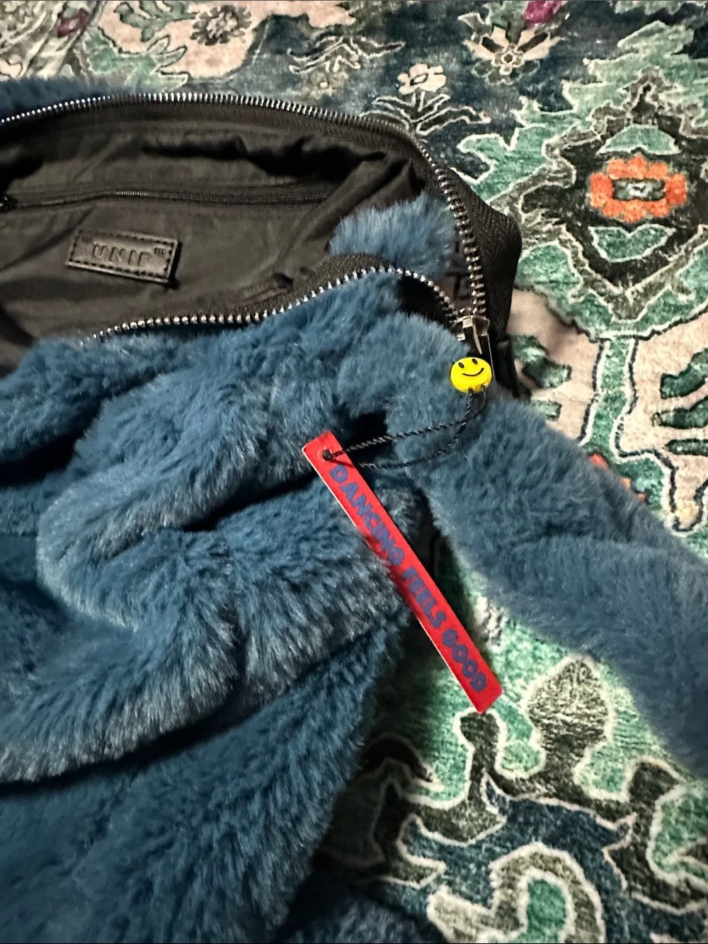 UNIF Faye Bag - Blue Fuzzy